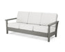 POLYWOOD Harbour Deep Seating Sofa in Slate Grey / Natural Linen image