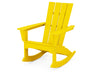 POLYWOOD Quattro Adirondack Rocking Chair in Lemon image