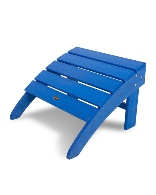 POLYWOOD South Beach Adirondack Ottoman in Pacific Blue image