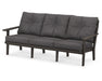 POLYWOOD Lakeside Deep Seating Sofa in Vintage Coffee / Ash Charcoal image
