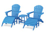 POLYWOOD South Beach Adirondack 5-Piece Set in Pacific Blue image