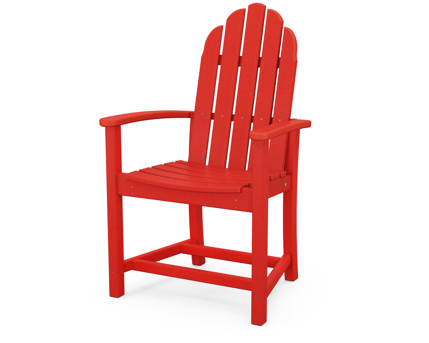 POLYWOOD Classic Adirondack Dining Chair in Sunset Red image