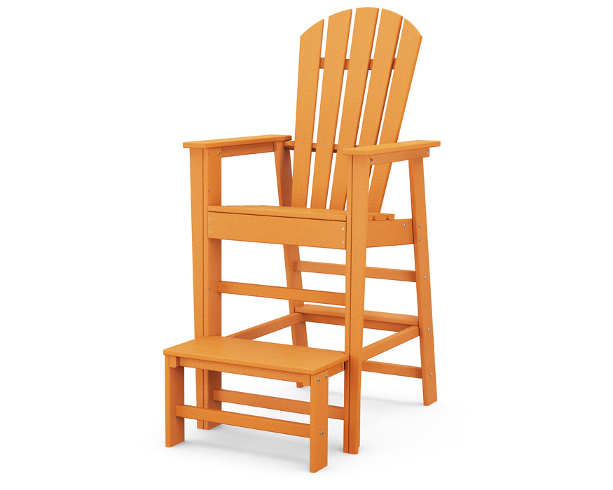 POLYWOOD South Beach Lifeguard Chair in Tangerine image