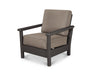 POLYWOOD Harbour Deep Seating Chair in Vintage Coffee / Sancy Shale image