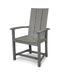 POLYWOOD Modern Upright Adirondack Chair in Slate Grey image