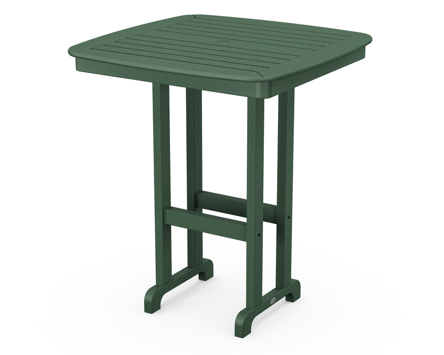 POLYWOOD Nautical 37" Bar Table in Green image