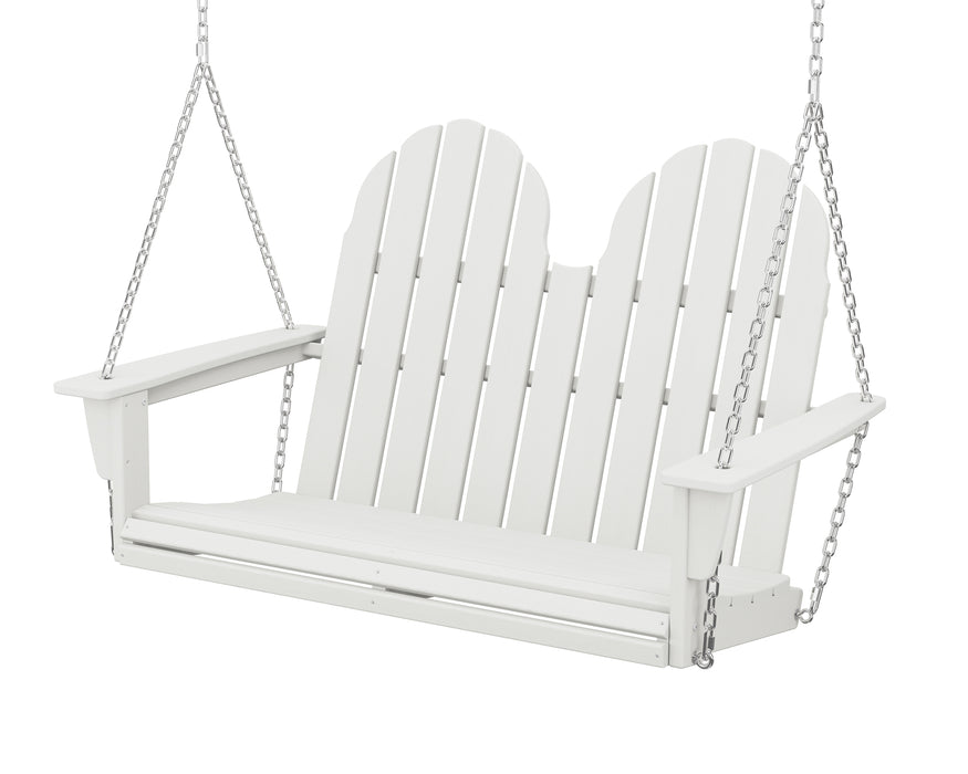 POLYWOOD Vineyard Adirondack 48" Swing in Vintage White