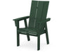 POLYWOOD Modern Curveback Adirondack Dining Chair in Green image