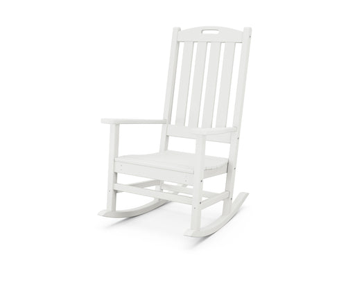 POLYWOOD Nautical Porch Rocking Chair in Vintage White image