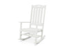 POLYWOOD Nautical Porch Rocking Chair in Vintage White image
