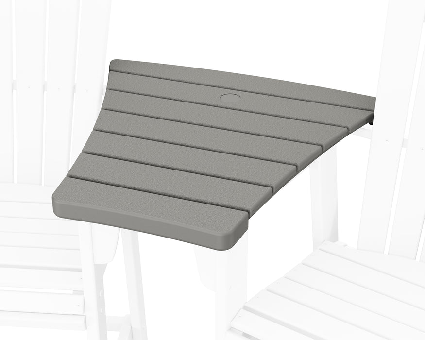 POLYWOOD 600 Series Angled Adirondack Dining Connecting Table in Slate Grey image