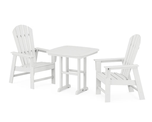 POLYWOOD South Beach 3-Piece Dining Set in White image