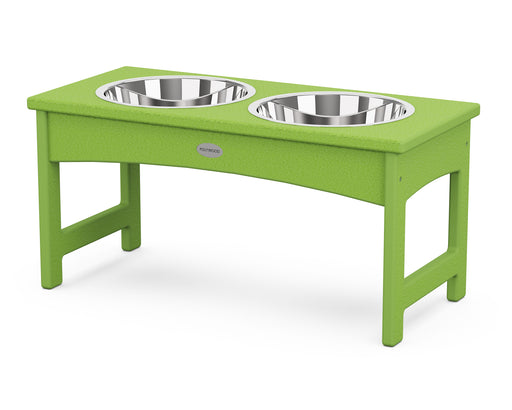 POLYWOOD Pet Feeder in Lime image