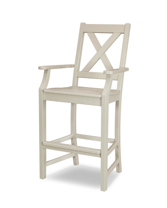 POLYWOOD Braxton Bar Arm Chair in Sand image