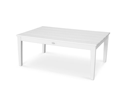 POLYWOOD Newport 28" x 42" Coffee Table in Vintage White image