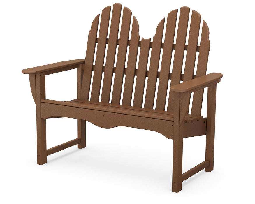 POLYWOOD Classic Adirondack 48" Bench in Teak image