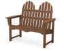 POLYWOOD Classic Adirondack 48" Bench in Teak image