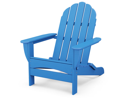 POLYWOOD Classic Oversized Folding Adirondack Chair in Pacific Blue image