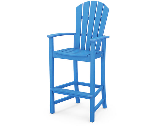 POLYWOOD Palm Coast Bar Chair in Pacific Blue image