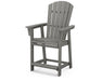 POLYWOOD Nautical Curveback Adirondack Counter Chair in Slate Grey image