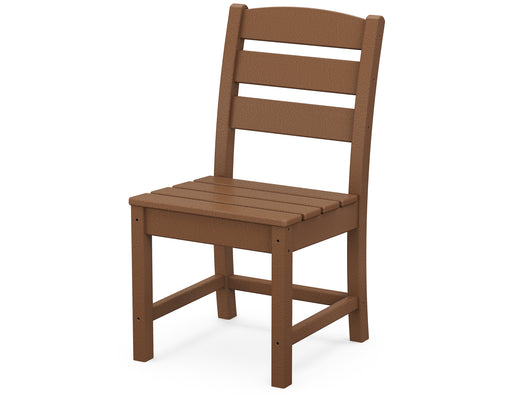 POLYWOOD Lakeside Dining Side Chair in Teak image