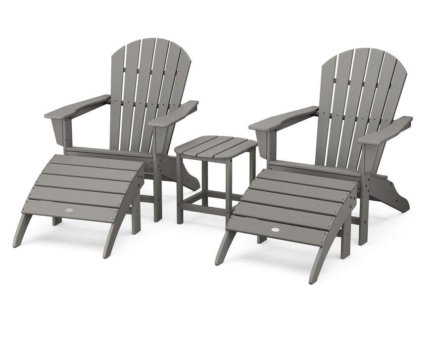 POLYWOOD South Beach Adirondack 5-Piece Set in Slate Grey image