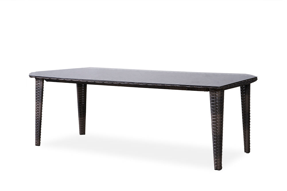 LARGO 86" RECTANGULAR UMBRELLA DINING TABLE