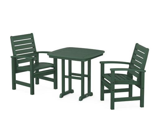 POLYWOOD Signature 3-Piece Dining Set in Green image