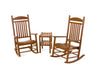 POLYWOOD Jefferson 3-Piece Rocker Set in Teak image
