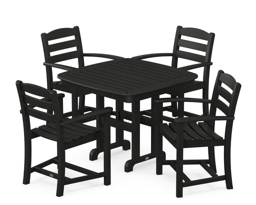 POLYWOOD La Casa Cafe 5-Piece Dining Set in Black image