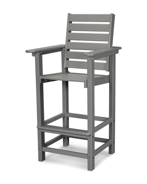 POLYWOOD Captain Bar Chair in Slate Grey image