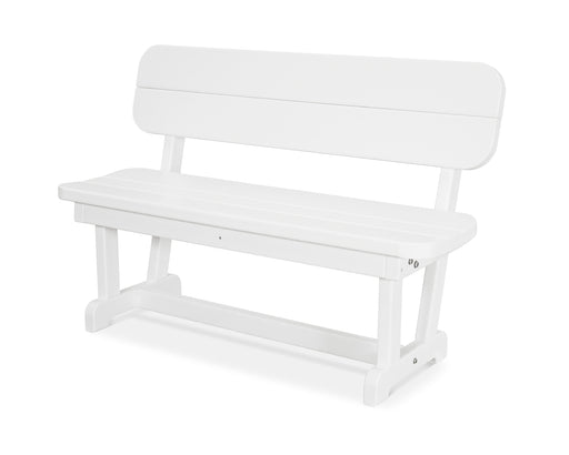 POLYWOOD Park 48" Bench in White image