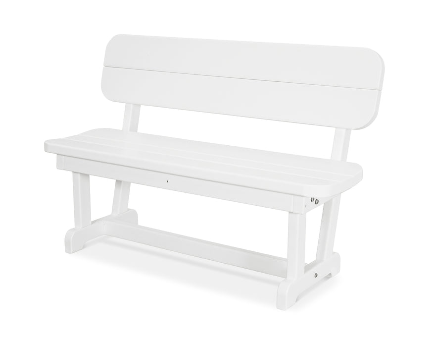 POLYWOOD Park 48" Bench in White image