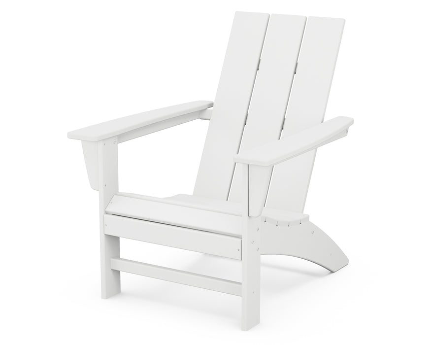 POLYWOOD Modern Adirondack Chair in White image