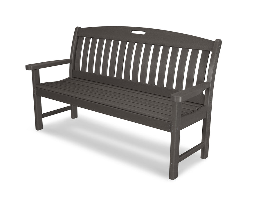 POLYWOOD Nautical 60" Bench in Vintage Coffee