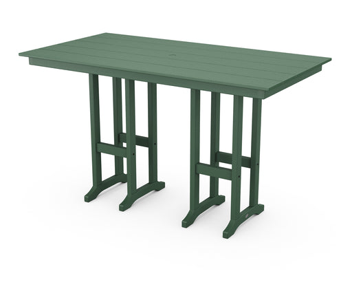 POLYWOOD Farmhouse 37" x 72" Bar Table in Green image