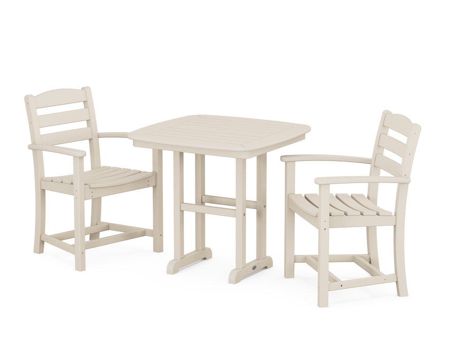 POLYWOOD La Casa Cafe 3-Piece Dining Set in Sand