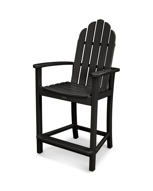 POLYWOOD Classic Adirondack Counter Chair in Black image