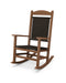 POLYWOOD Presidential Woven Rocking Chair in Teak / Cahaba image