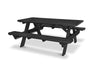 POLYWOOD Park 72" Picnic Table in Black image