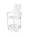 POLYWOOD Modern Adirondack Counter Chair in White image