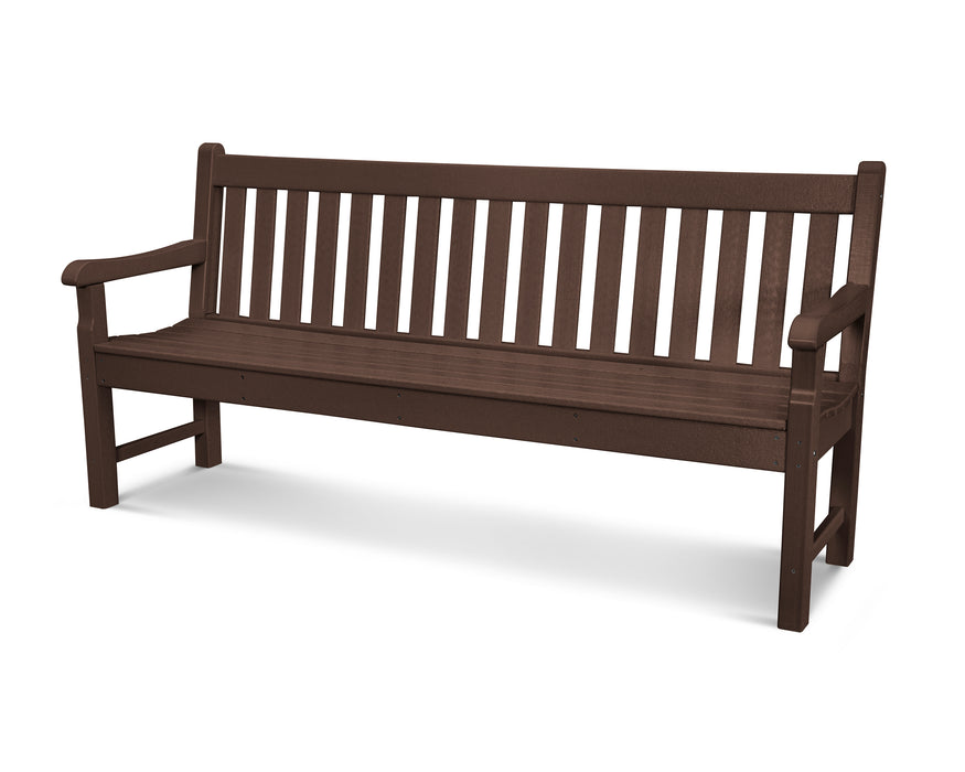 POLYWOOD Rockford 72" Bench in Mahogany
