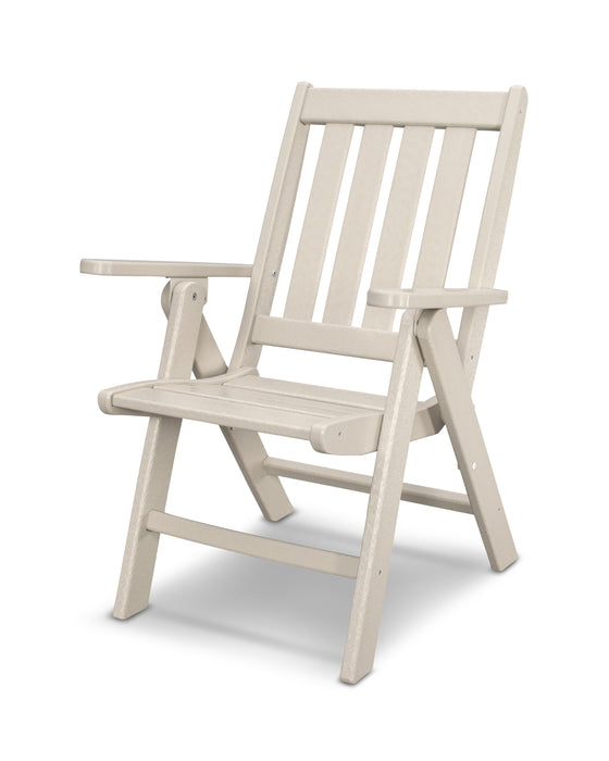 POLYWOOD Vineyard Folding Dining Chair in Sand