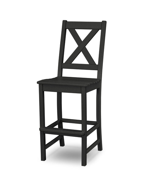 POLYWOOD Braxton Bar Side Chair in Black image