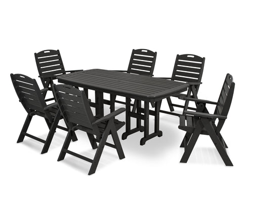 POLYWOOD Nautical 7-Piece Dining Set in Black image