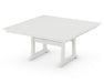 POLYWOOD Farmhouse Trestle 59" Dining Table in Vintage White image