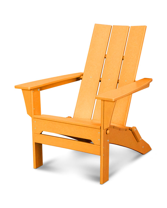 POLYWOOD Modern Folding Adirondack in Tangerine image