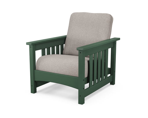 POLYWOOD Mission Chair in Green / Weathered Tweed image