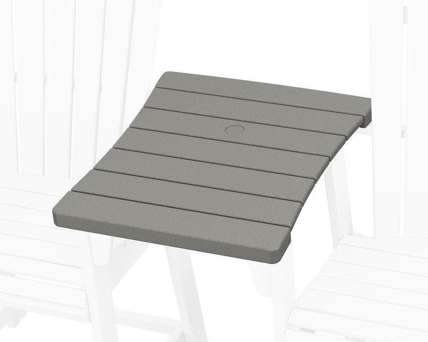 POLYWOOD 600 Series Straight Adirondack Dining Connecting Table in Slate Grey