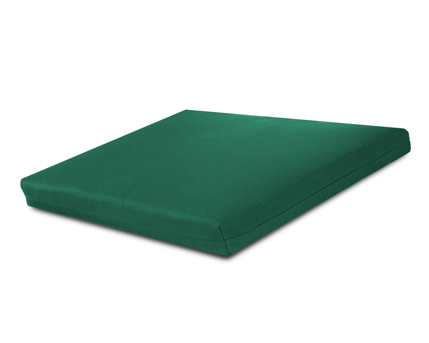 POLYWOOD Seat Cushion - 17.5"D x 20"W x 2.5"H in Forest Green